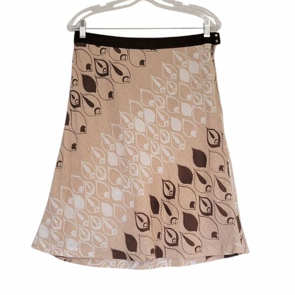 Vintage Old Navy Y2K 2005 Linen Blend Skirt Size 6 - Picture 1 of 6